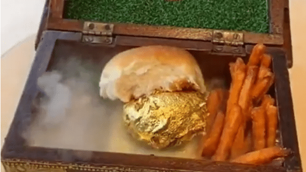 Watch | World’s first 22K gold plated vada pav sold in Dubai at Rs 20,000