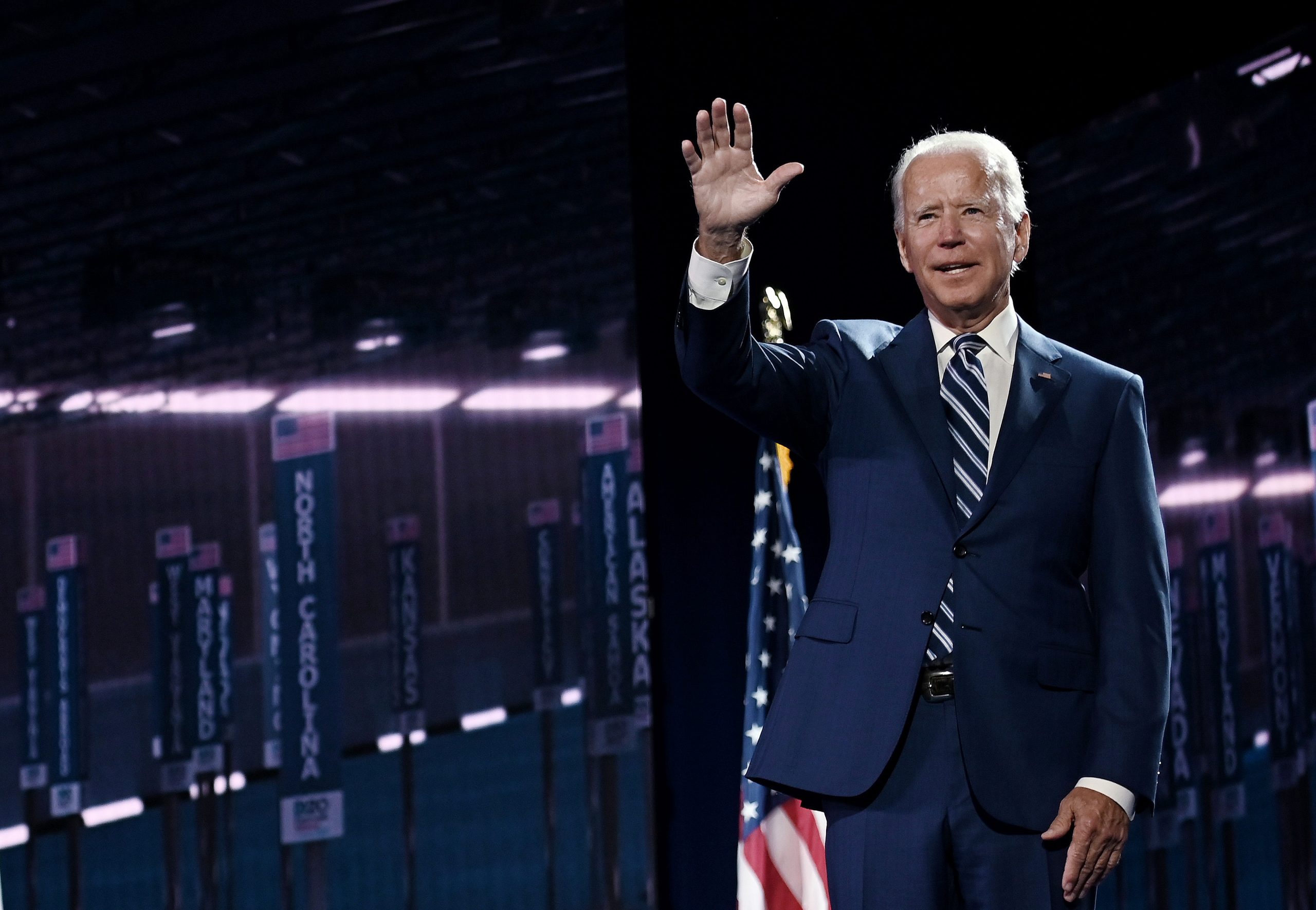 Democratic convention: Joe Biden formally accepts party’s presidential nomination