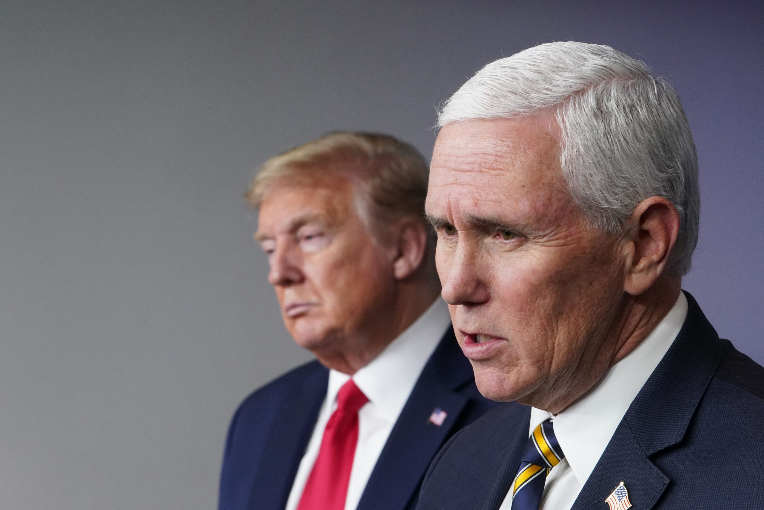 Mike Pence’s reality check for Donald Trump on menu at weekly lunch