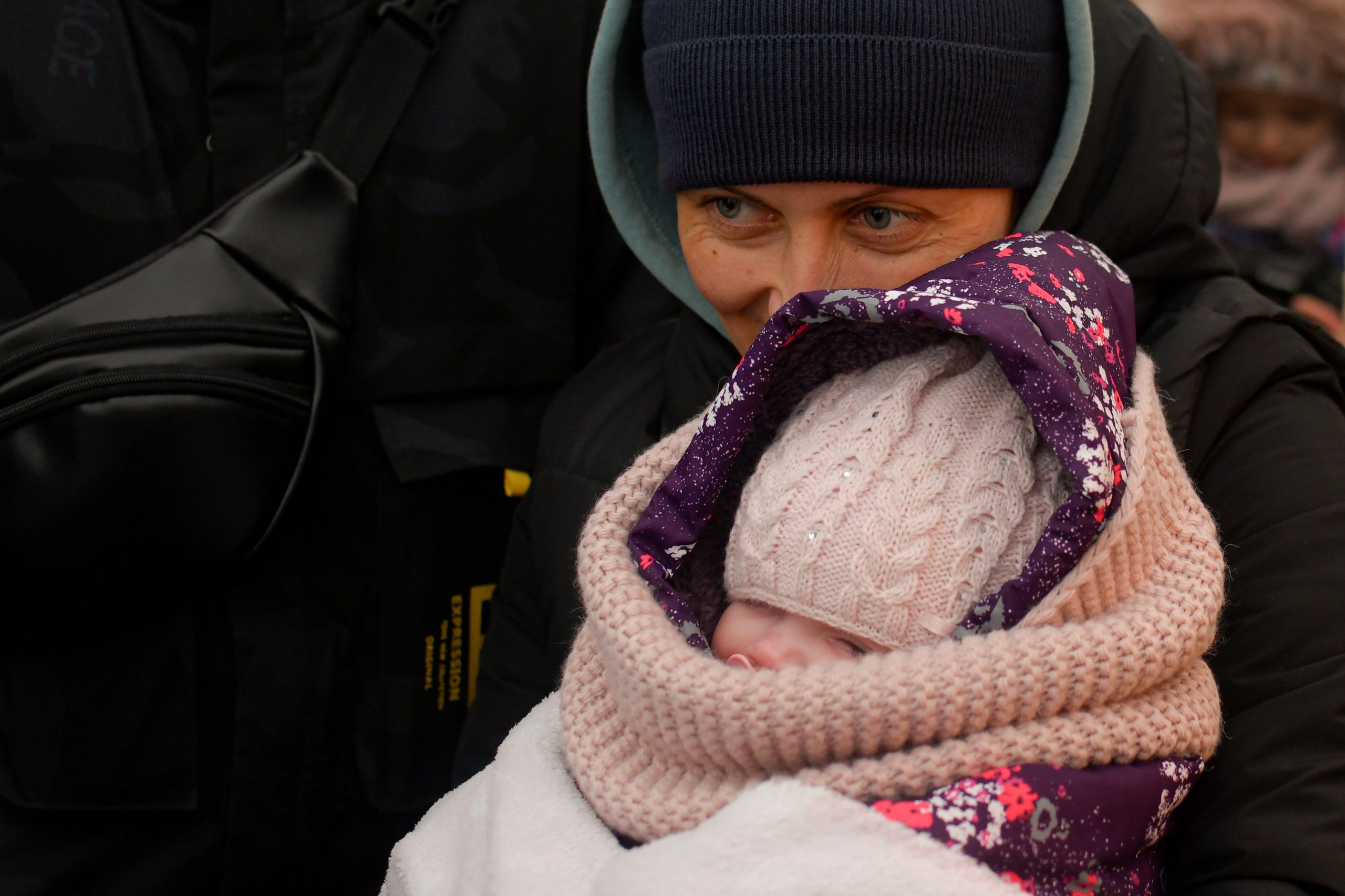 Ukrainian nurses and 20 surrogate babies wait out war in bomb shelter