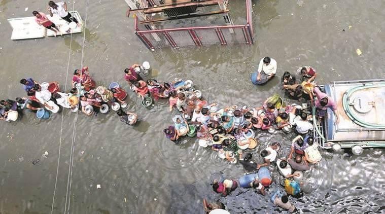 Image from 2017 Ahmedabad floods now viral as picture of Chennai today