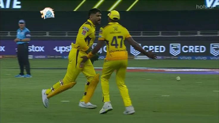 IPL 2021: Tempers flare as Dhoni, Bravo collision leads to dropped catch. Watch
