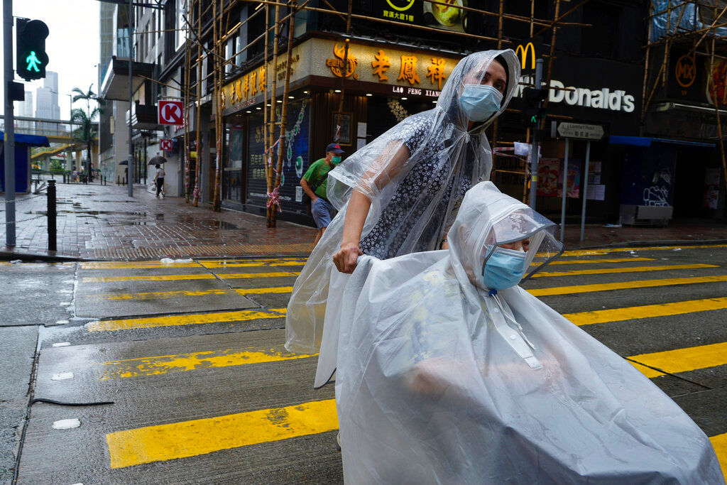 Typhoon Kompasu: Heavy rains prompt Hong Kong government to close schools