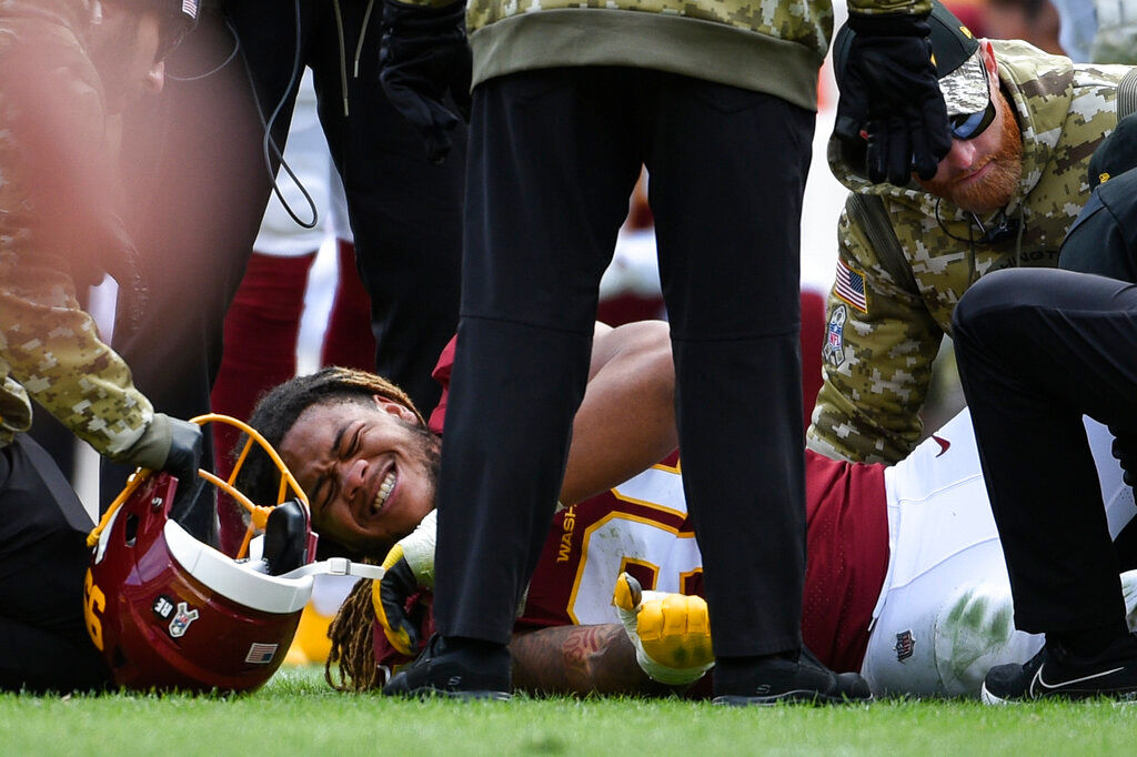 NFL: Washington worries rusher Chase Young tore ACL in right knee