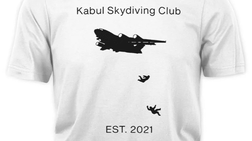 T-shirt mocking Afghans falling from plane causes outrage