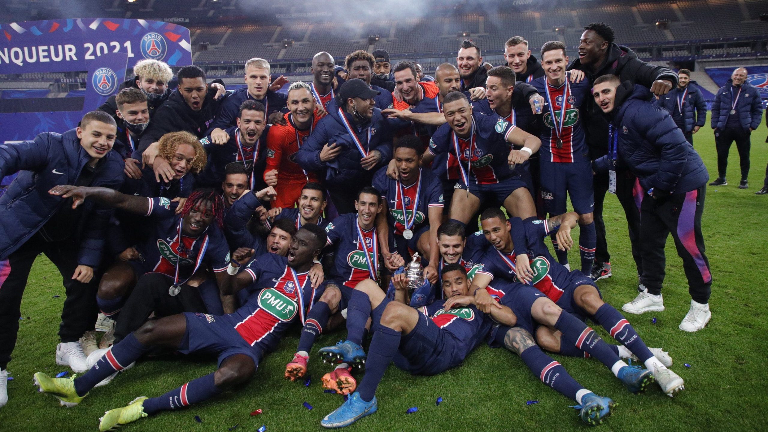Paris Saint-Germain win French Cup in domestic double bid