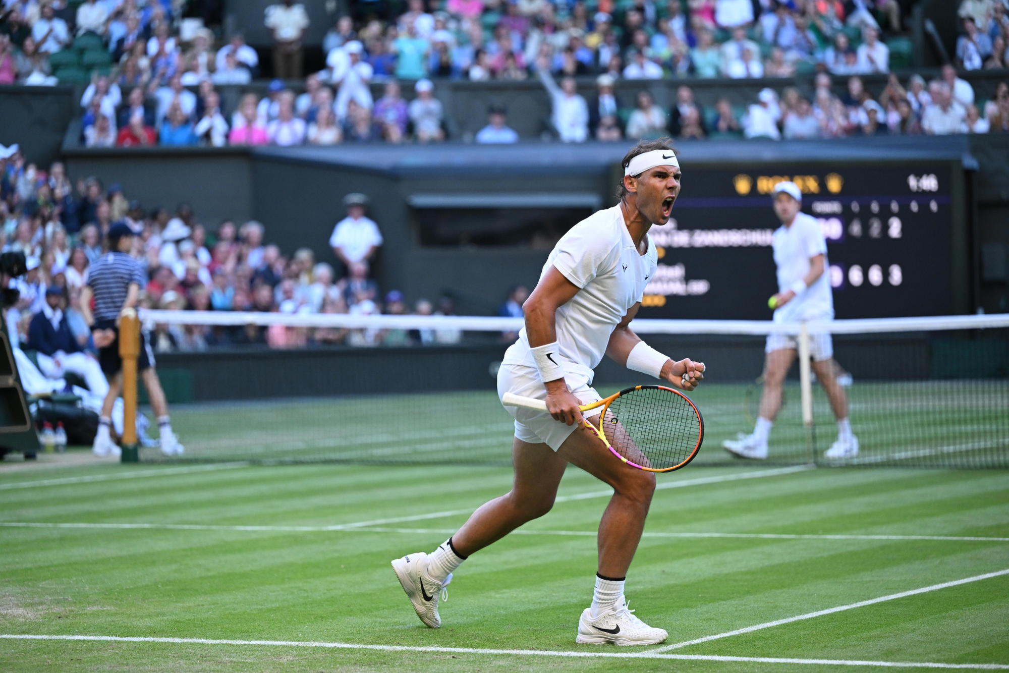 Wimbledon 2022: Regal Rafa overwhelms Van de Zandschulp to reach quarters