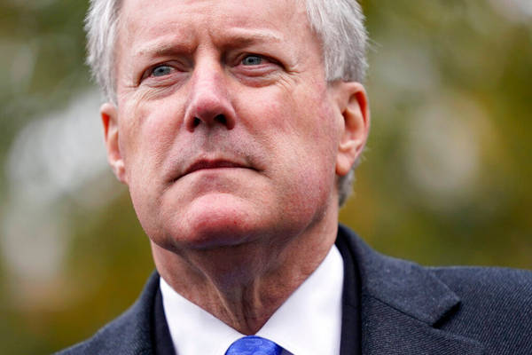 Ex-White House official Mark Meadows will not cooperate with Jan 6 committee