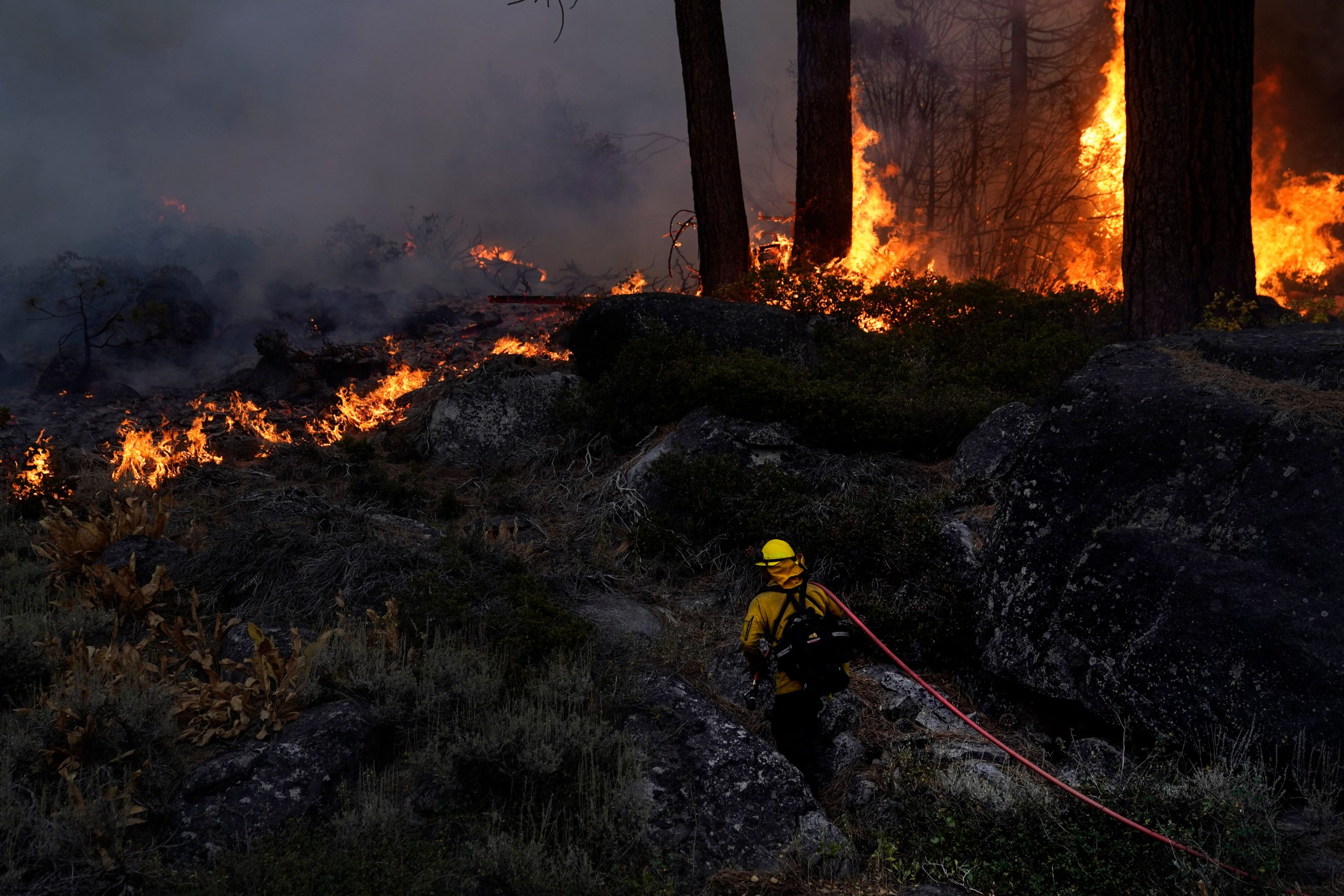 Firefighters get a tighter grip on Caldor Fire, courtesy good weather
