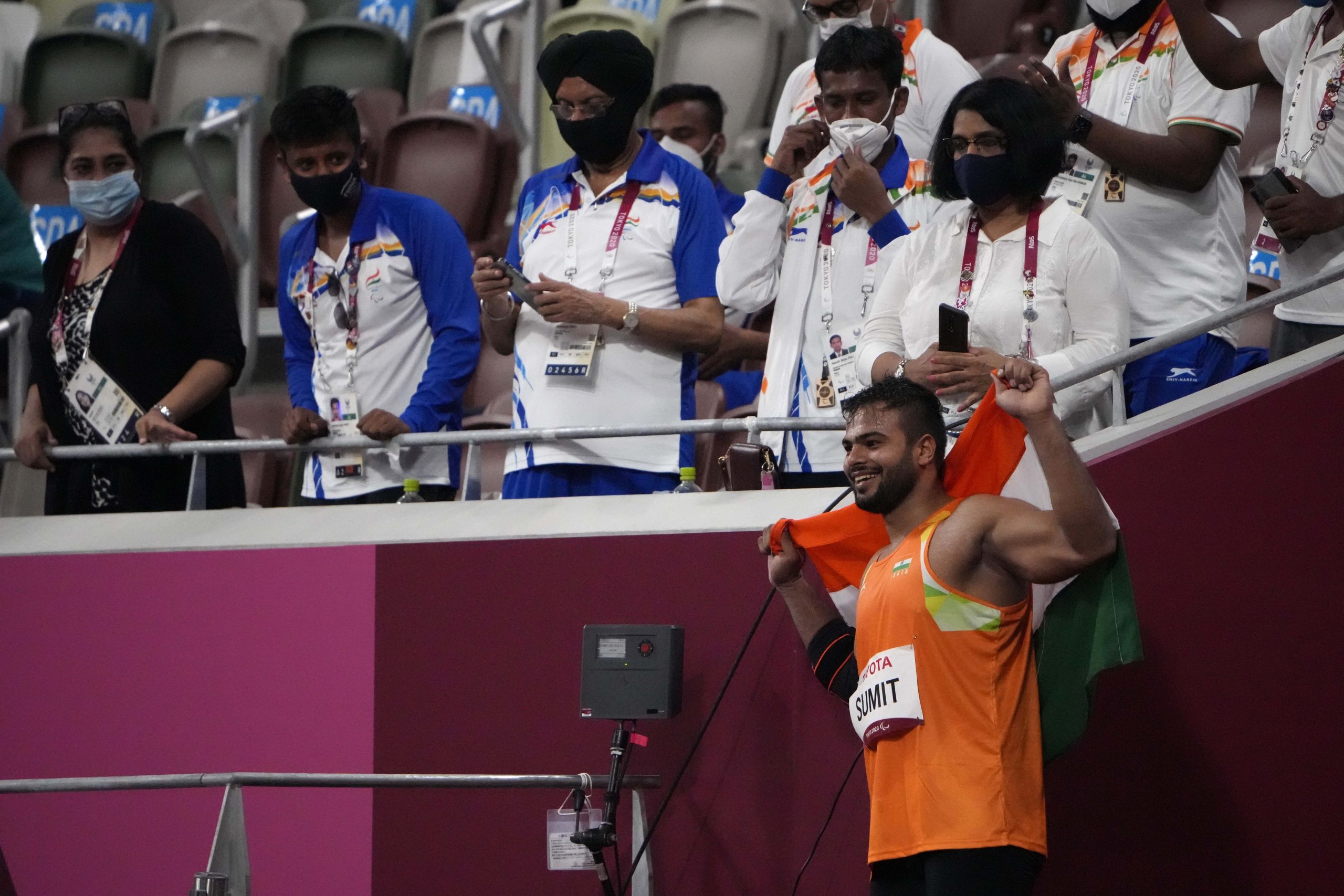 Watch the moment Sumit Antil broke javelin throw world record in Paralympics