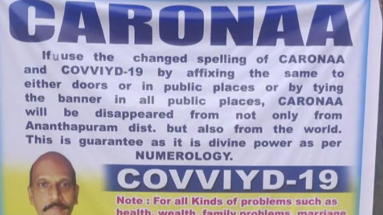 ‘CARONAA’ and ‘COVVIYD-19’: Andhra man’s bizarre numerology-based cure for pandemic