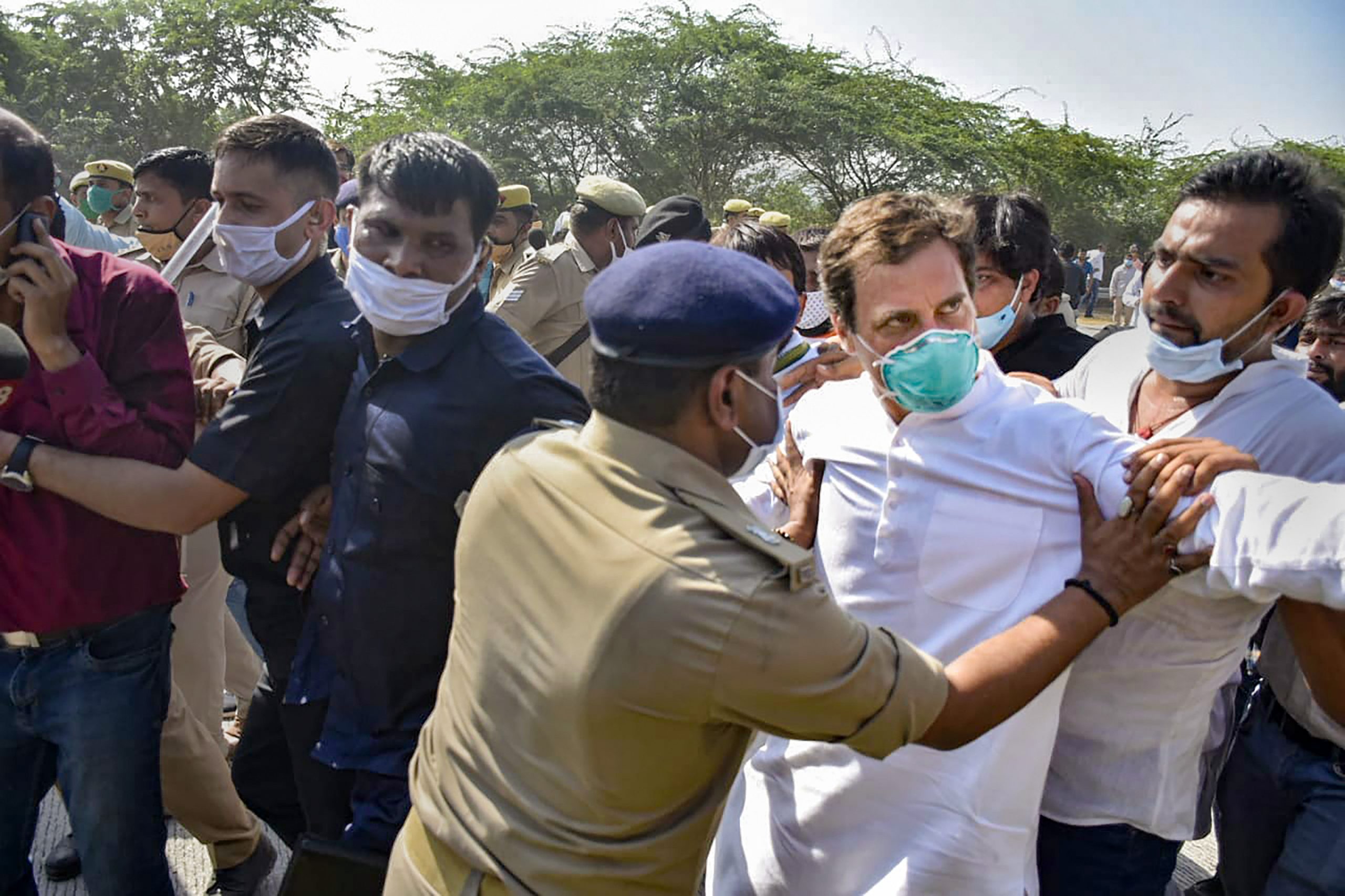 ‘Will not fear anyone…’: Rahul Gandhi quotes Mahatma Gandhi day after protest on Hathras horror