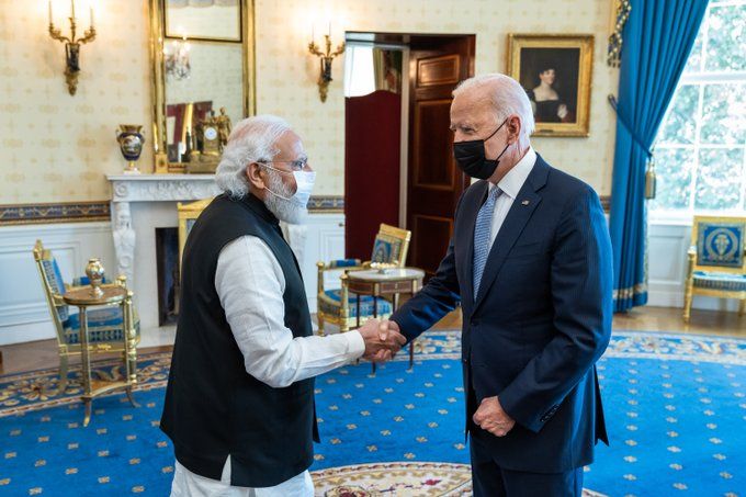 Committed to facing toughest challenges together: Joe Biden on meeting PM Modi