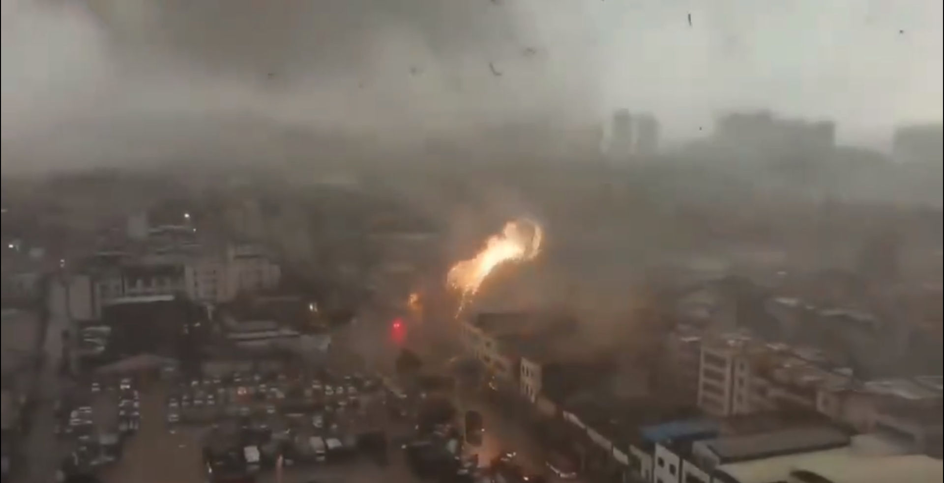 Watch: Drastic images show southern China hit by tornado