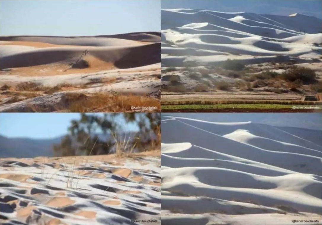 Photographs of the snow-covered Sahara desert blows the internet away