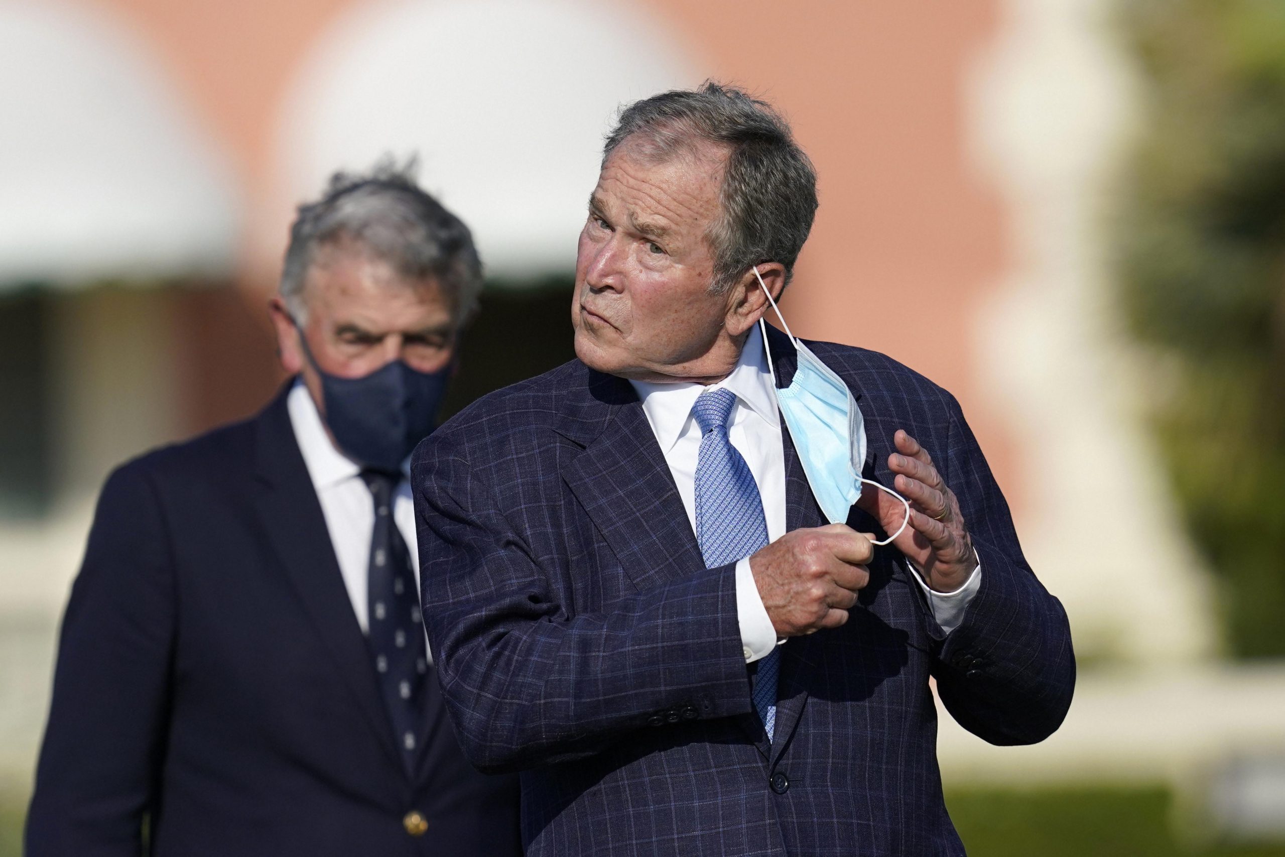 Proud of our wounded nation: George W Bush rues divisive America on 9/11