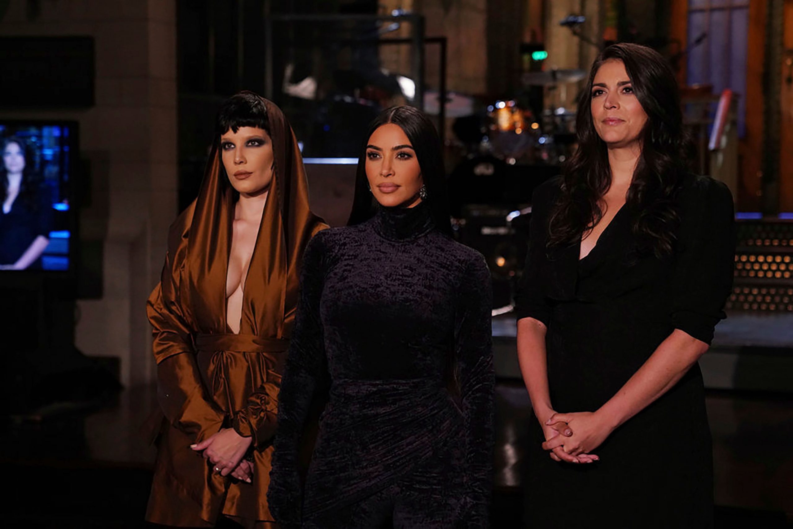 SNL: Kim Kardashian takes dig at Kanye West’s presidential run, roasts family