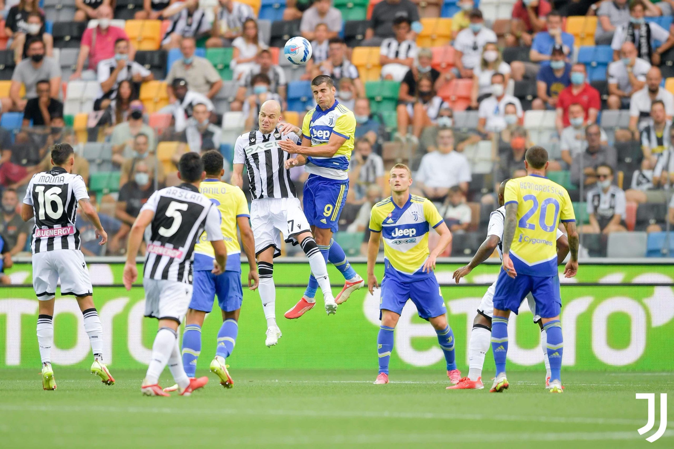 Serie A: Udinese salvage draw against Juventus in league opener