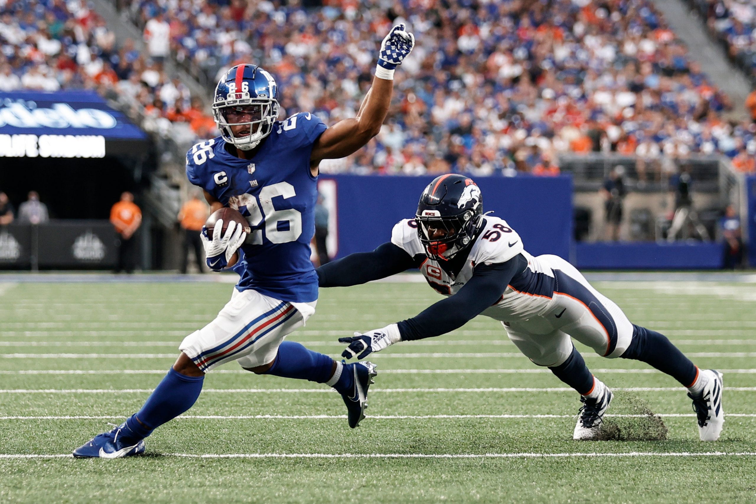 NFL: Giants RB Saquon Barkley active for game against Washington Football Team