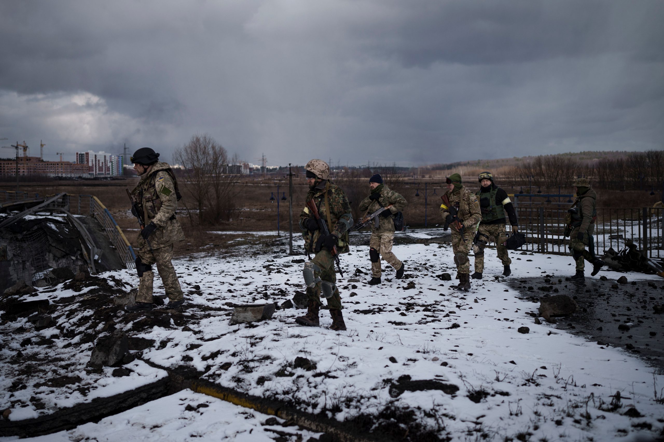 Russia shells areas around Kyiv hours after pledging to scale back