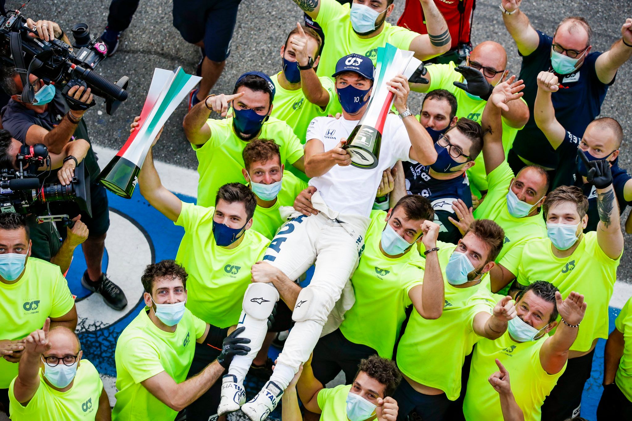 Pierre Gasly wins Italian Grand Prix as Lewis Hamilton hit by penalty