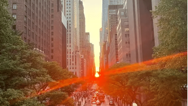 What is Manhattanhenge and why are New Yorkers so excited about it