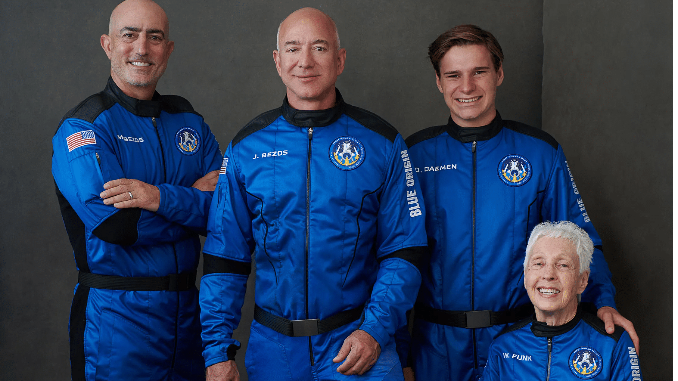 Historic moment in spaceflight history: Blue Origin on Jeff Bezos’ space trip