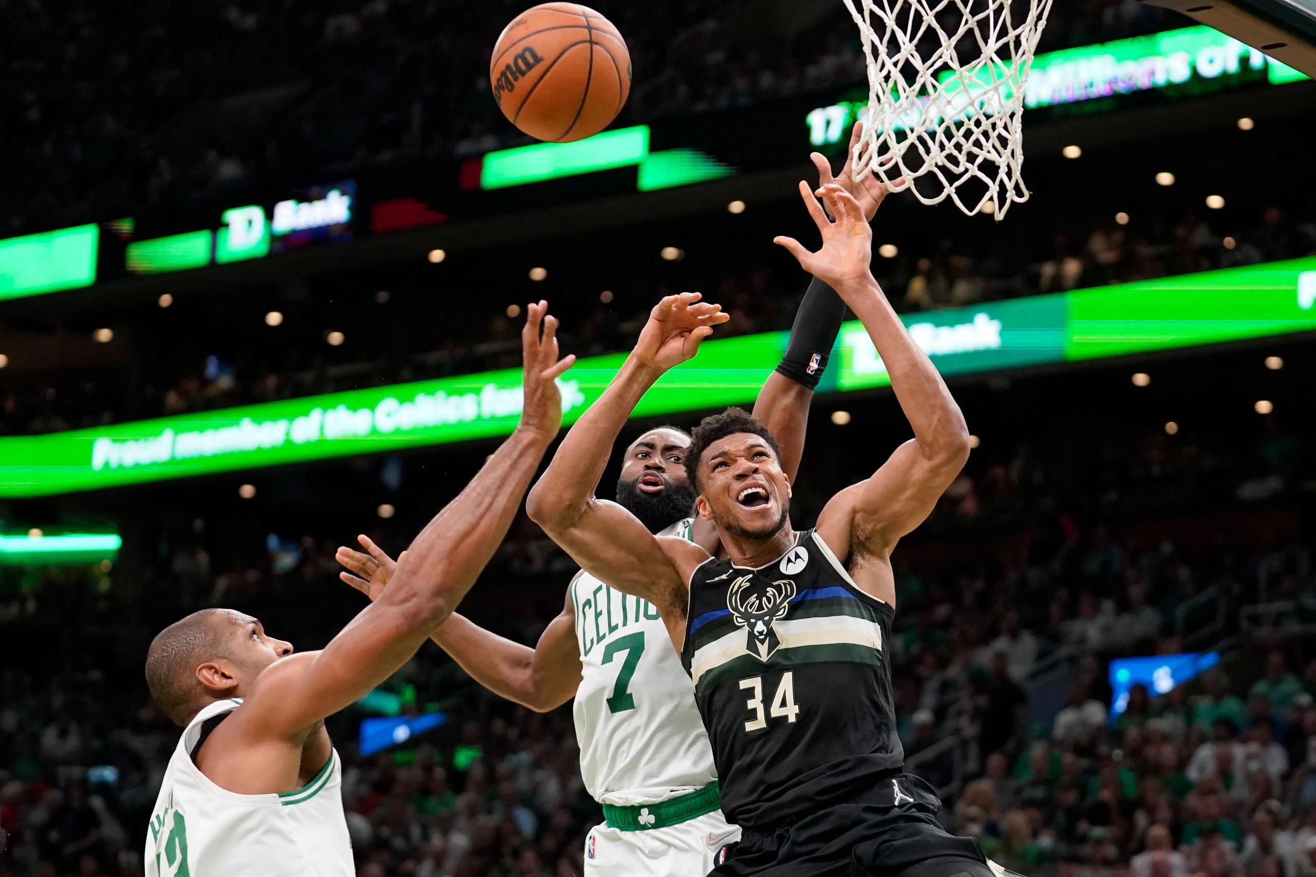 Tiring Giannis, Bucks fall short in NBA title repeat bid over Celtics, 109-81