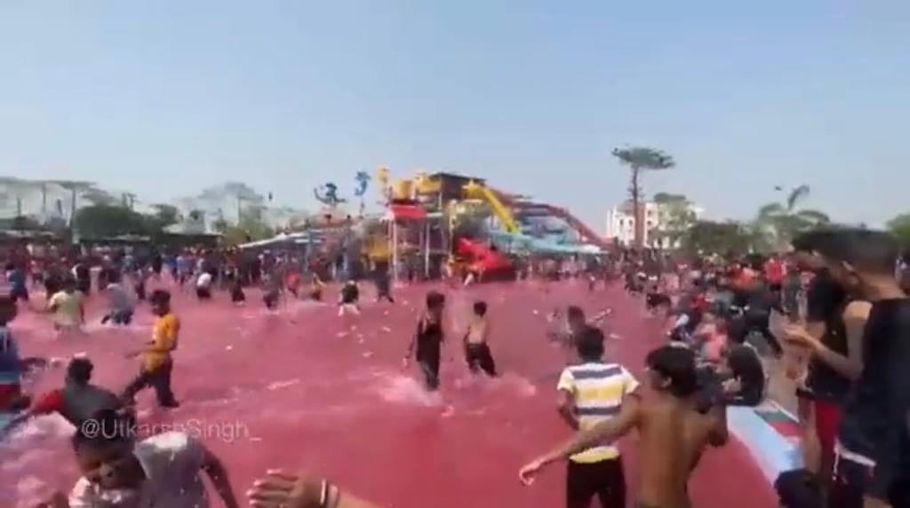 Watch: Celebration of ‘Chappal Maar Holi’ in Patna viral on social media