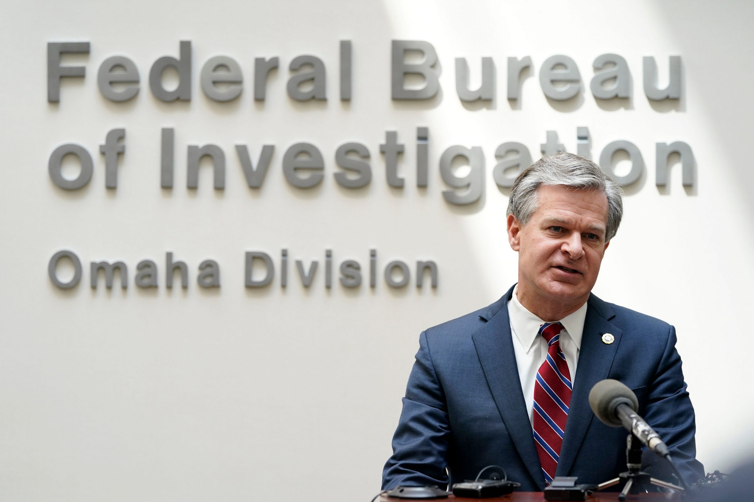 FBI director denounces threats following search of Donald Trump’s home