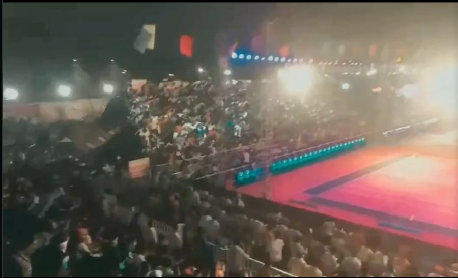 Watch | Over 100 injured as stand collapses at Kabaddi championship in Telangana
