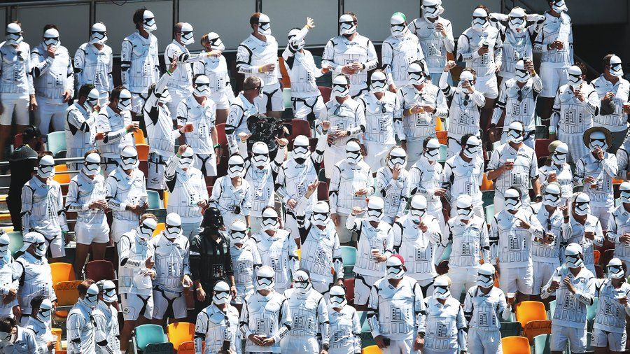 Star Wars fan alert: Darth Vader arrives at India vs Australia Test along with army of Stormtroopers