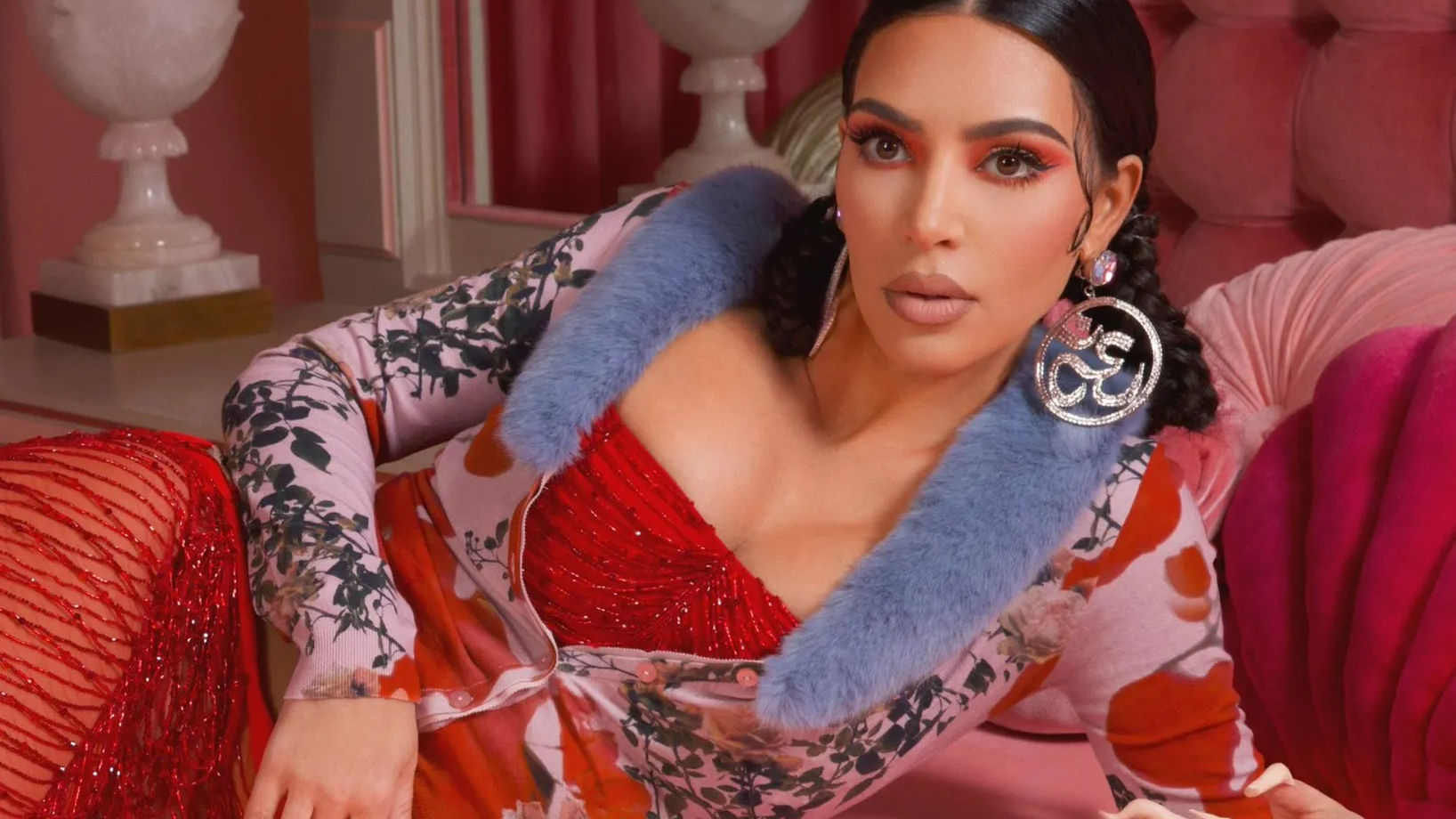 Kim Kardashian slammed for wearing ‘Om’ earrings in photoshoot