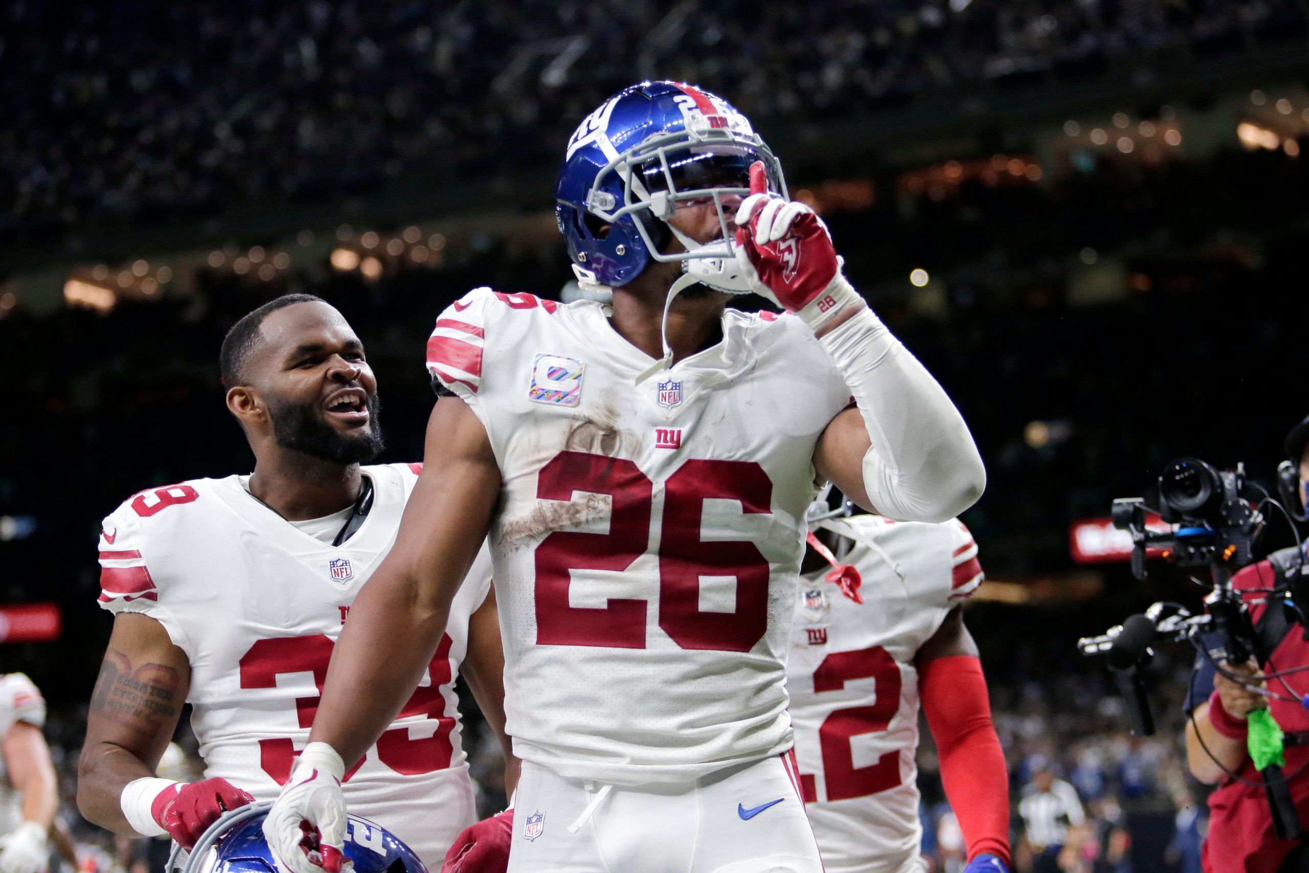 NFL: Saquon Barkley, Daniel Jones guide New York Giants to win over New Orleans Saints