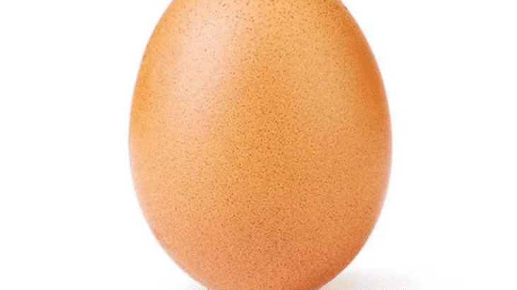 An egg with more than 55 million likes is most liked Instagram photo