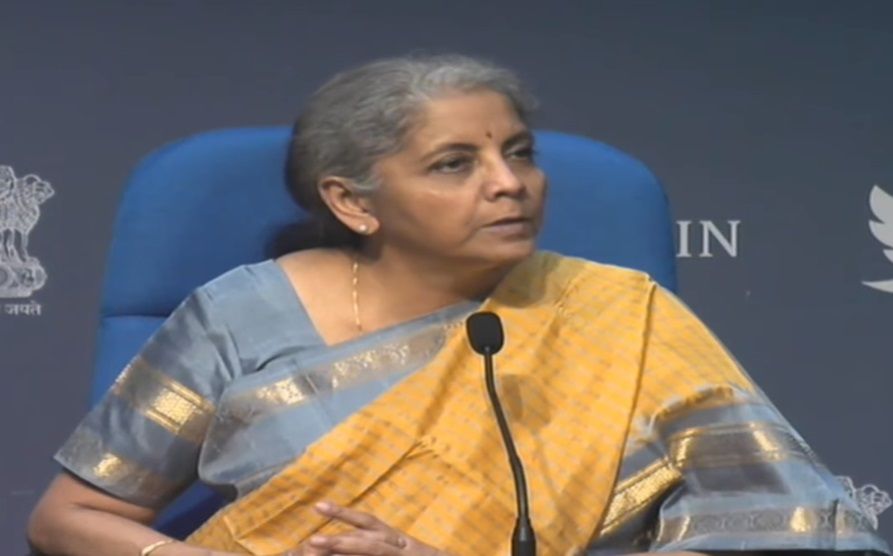 Nirmala Sitharaman backs lady journalist in style at post-Budget brief. Watch