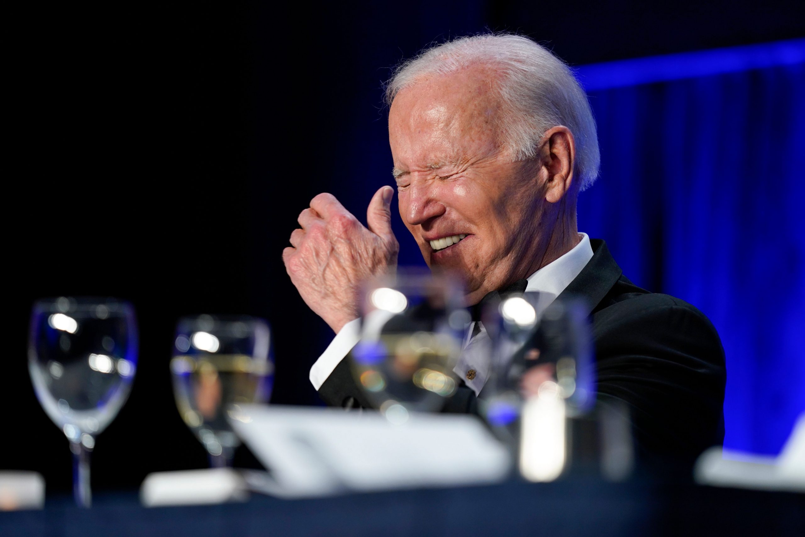 While Joe Biden made his comedy debut at WHCD, GOP was busy with criticism