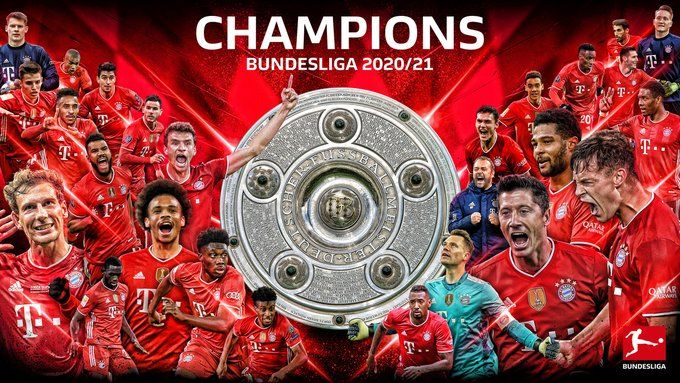 Bayern clinch 30th Bundesliga title, 9th in a row, as Dortmund down Leipzig