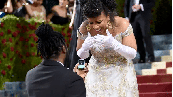 Pop the question, pop the champagne: New York man proposes at Met Gala