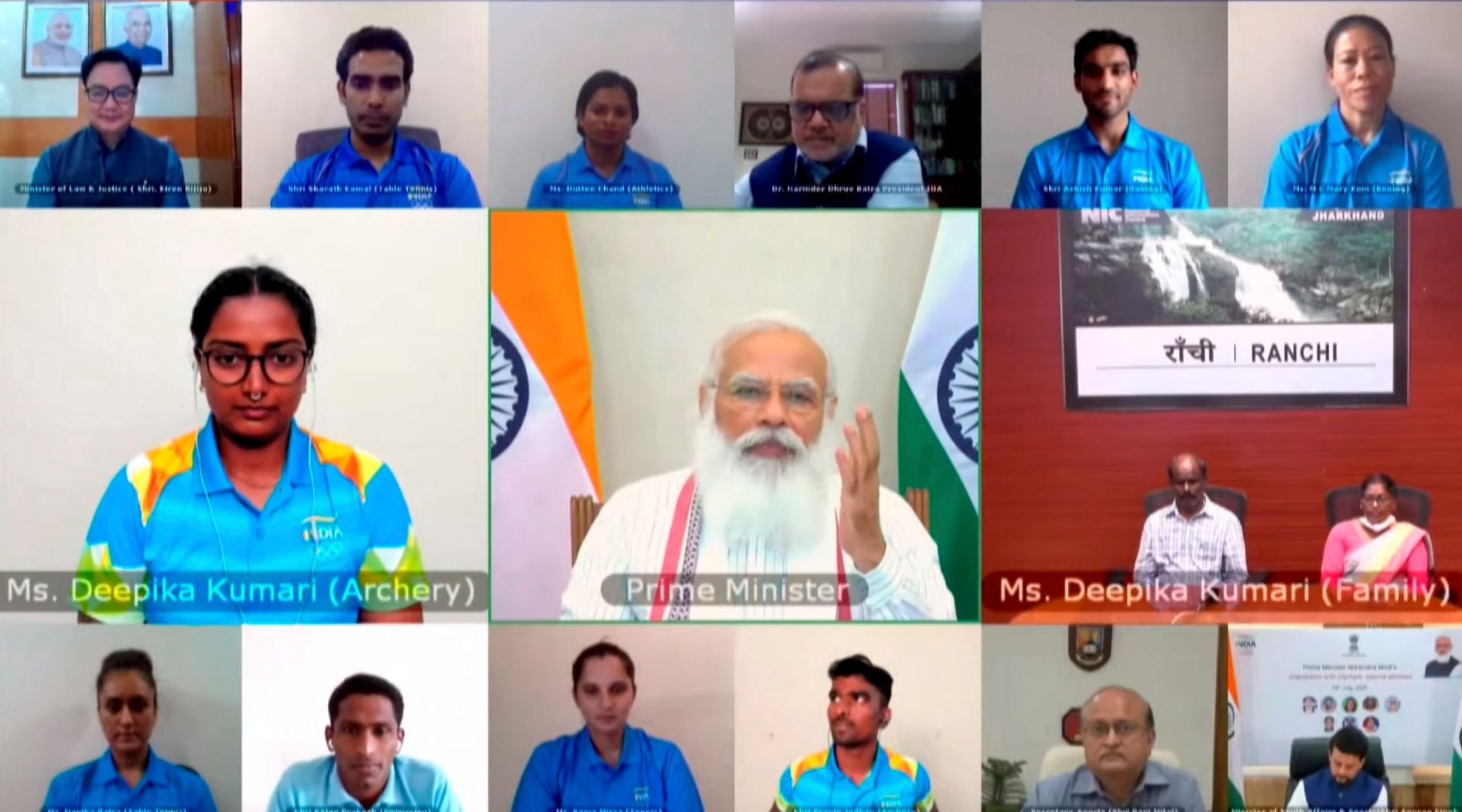 What India’s Olympic-bound athletes said after conversation with PM Modi