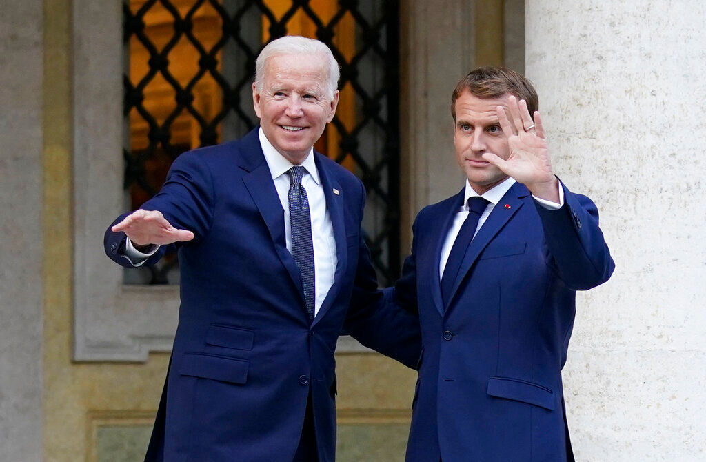 Macron says meeting with Biden was ‘important’ as France, US mend relations