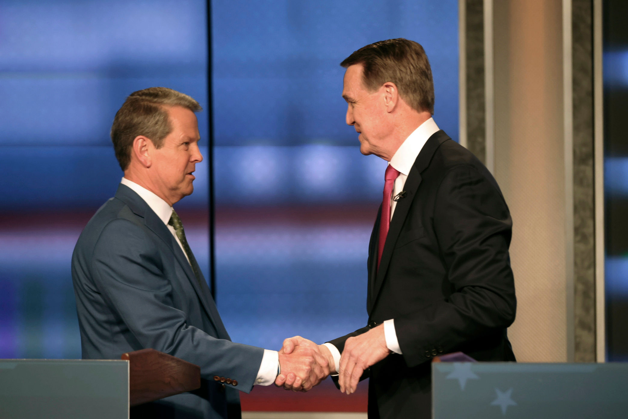 Georgia’s Kemp and Perdue bicker over elections in governor’s debate