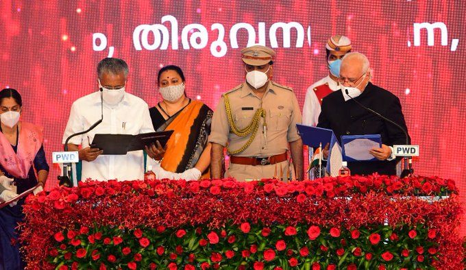 CPI(M) leader Pinarayi Vijayan sworn-in as Kerala CM for consecutive term