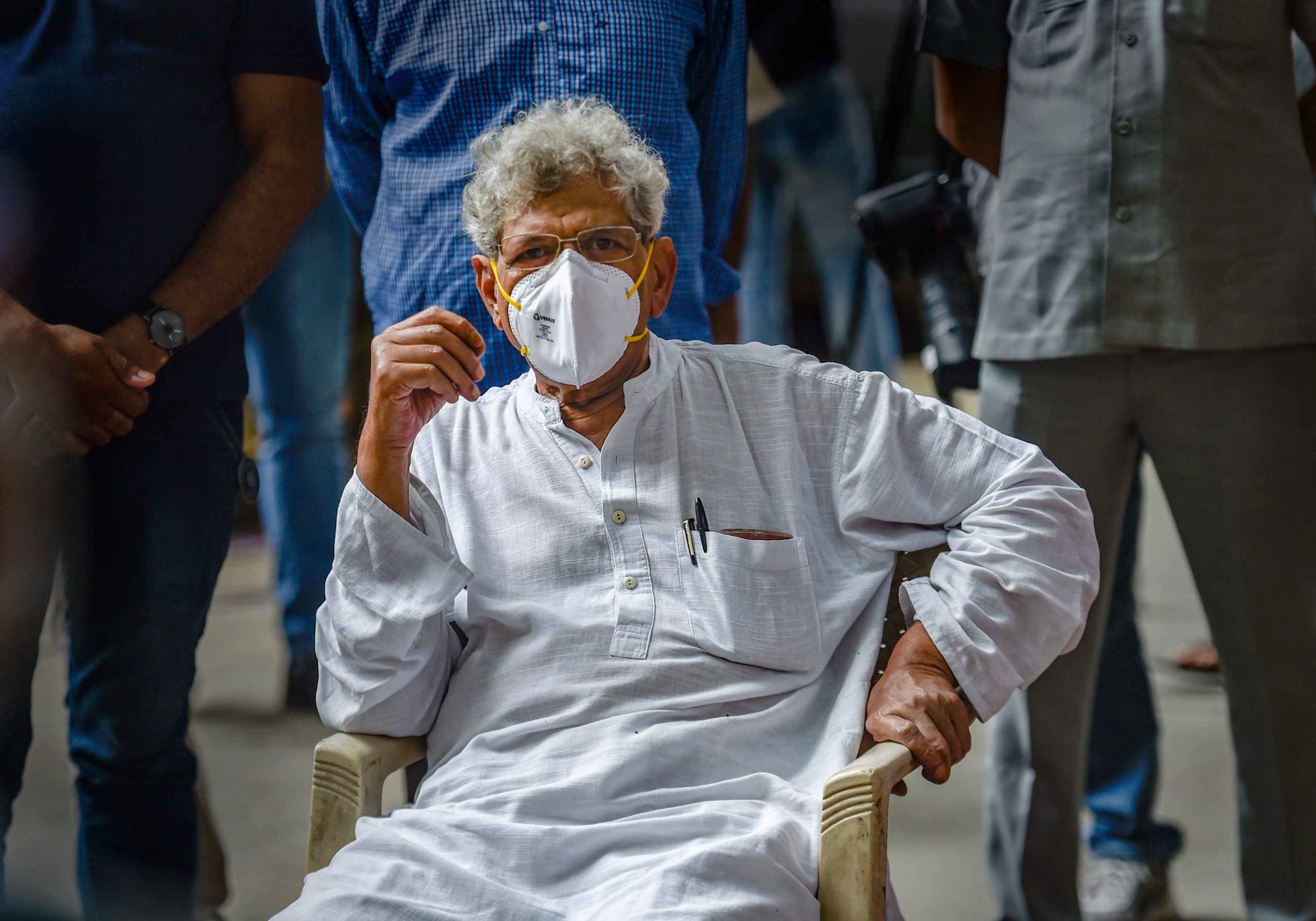 Scared of legitimate protests: Yechury lashes out at BJP after being accused in Delhi riots
