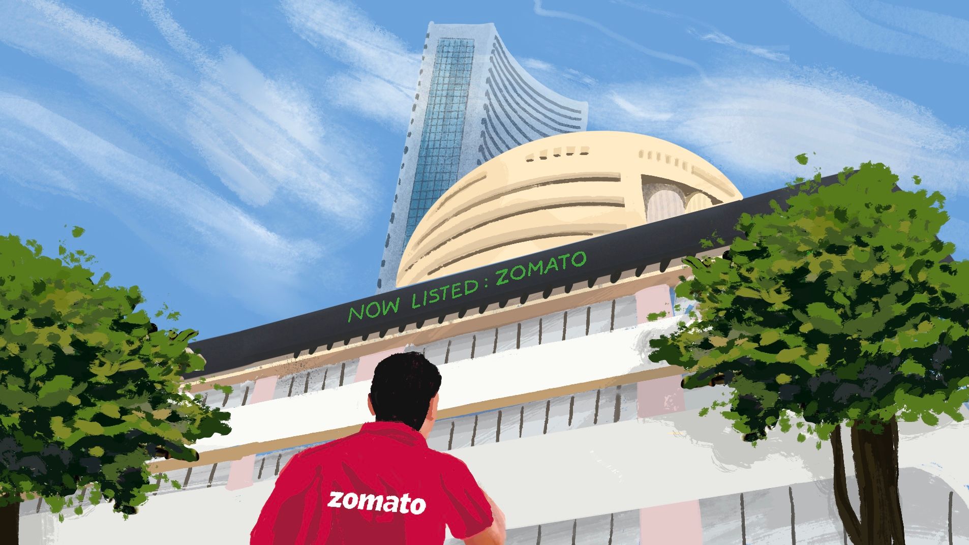 Zomato posts strong listing, opens at Rs 116 on NSE