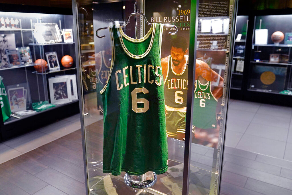 Auction of Bill Russell’s memorabilia nets more than $5M