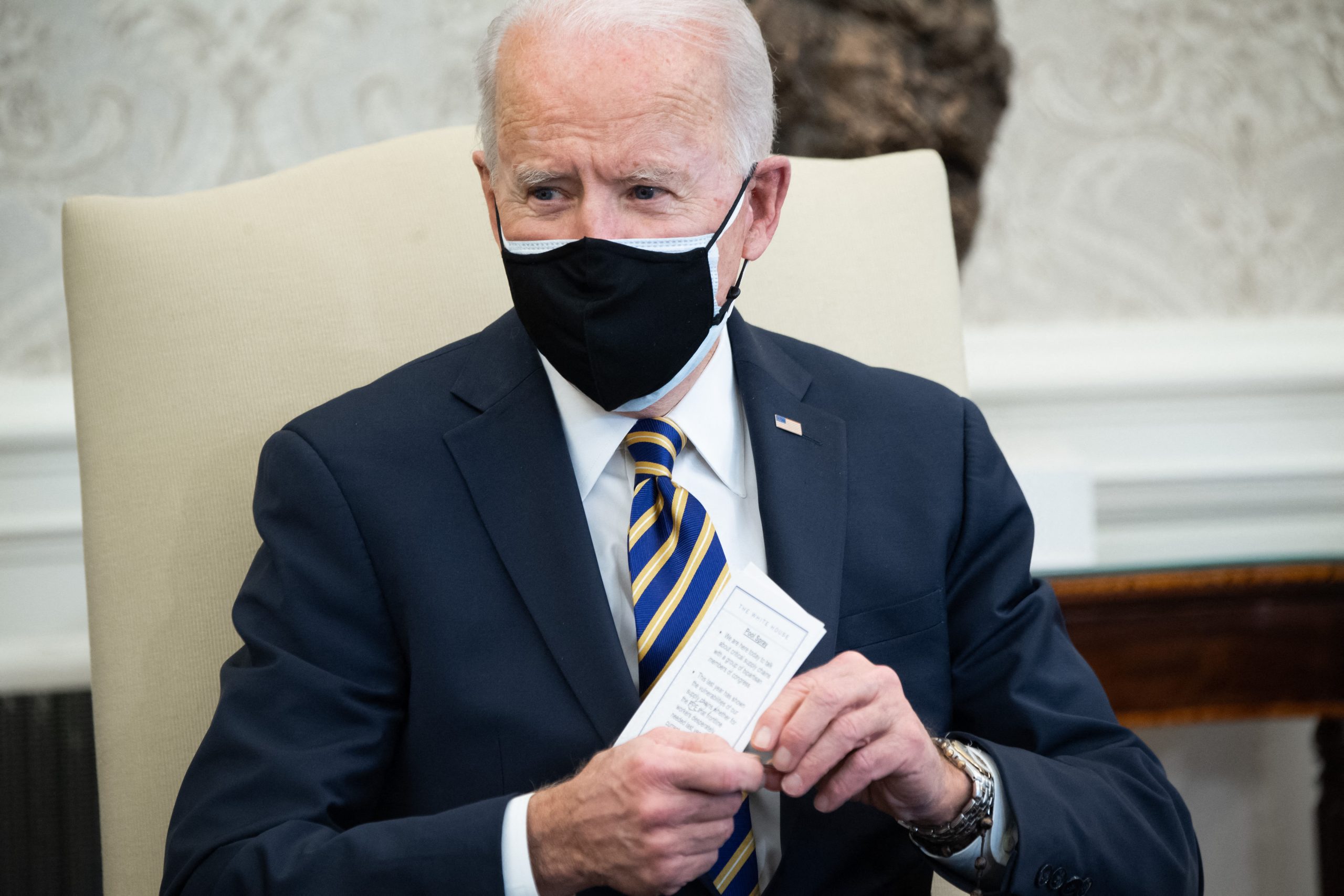 Joe Biden urges people to get vaccinated as all US adults now eligible to get COVID jabs