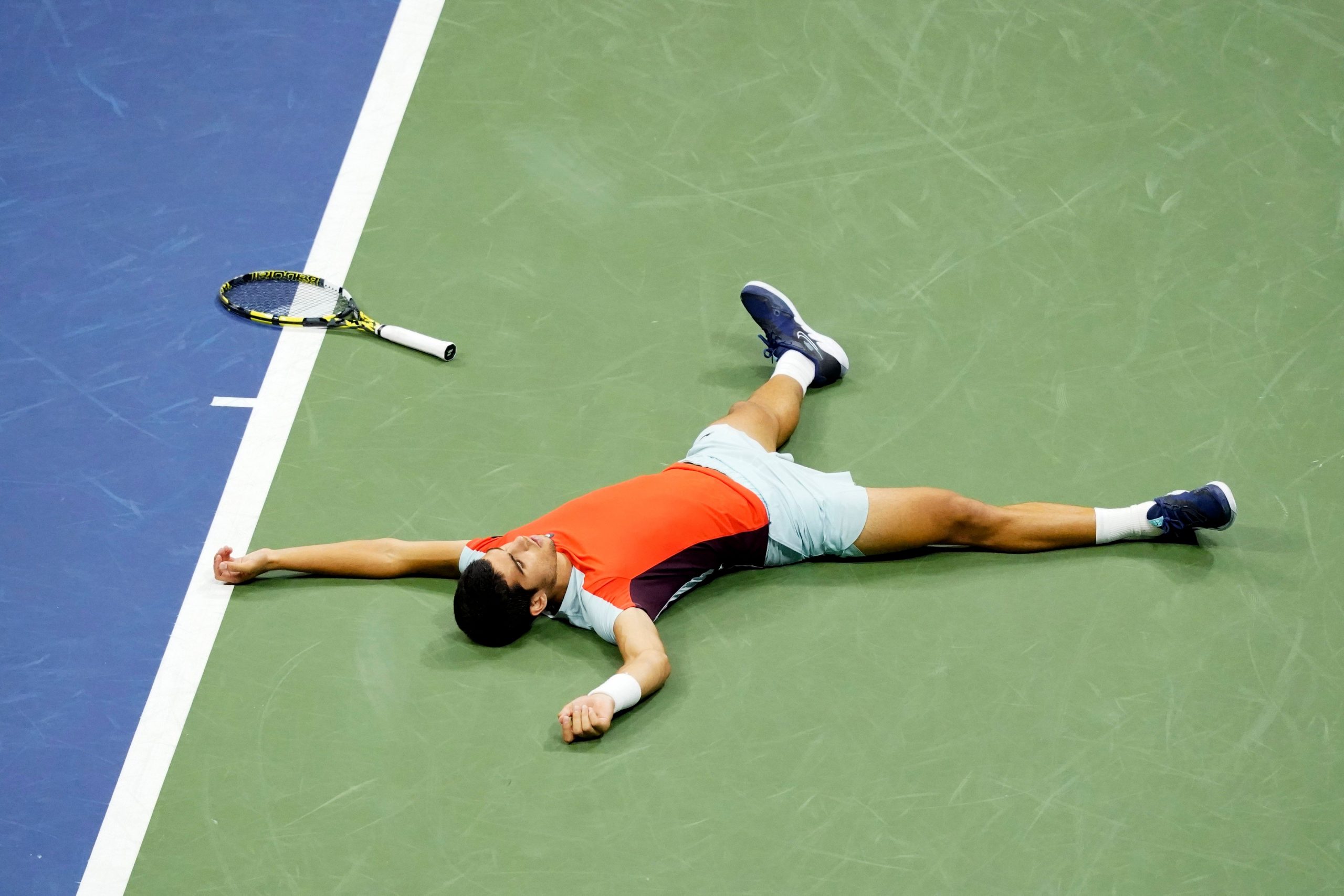 Watch: Carlos Alcarazs winning moment in US Open semifinal