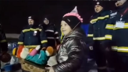 Watch: Refugee camp workers throw birthday party for 7-year-old Ukrainian