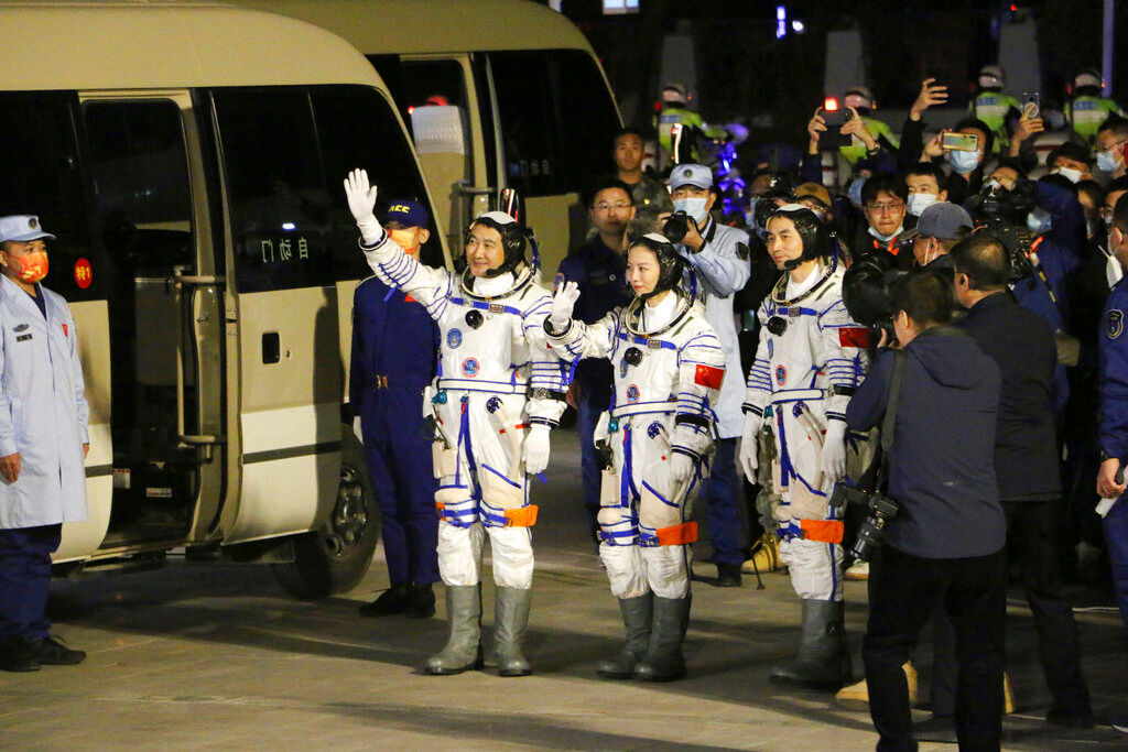 China sends 3-person crew on 6-month space station mission